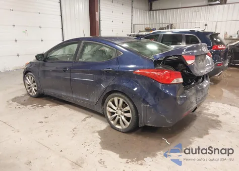 2013 Hyundai Elantra Gls z USA, uszkodzony, nr VIN 5NPDH4AE5DH384524